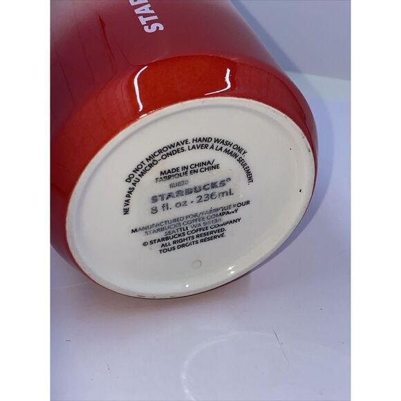 Starbucks Coffee 2020 Ombre Red Pink Green Watermelon Tumbler 8oz NO LID MUG - Picture 6 of 6